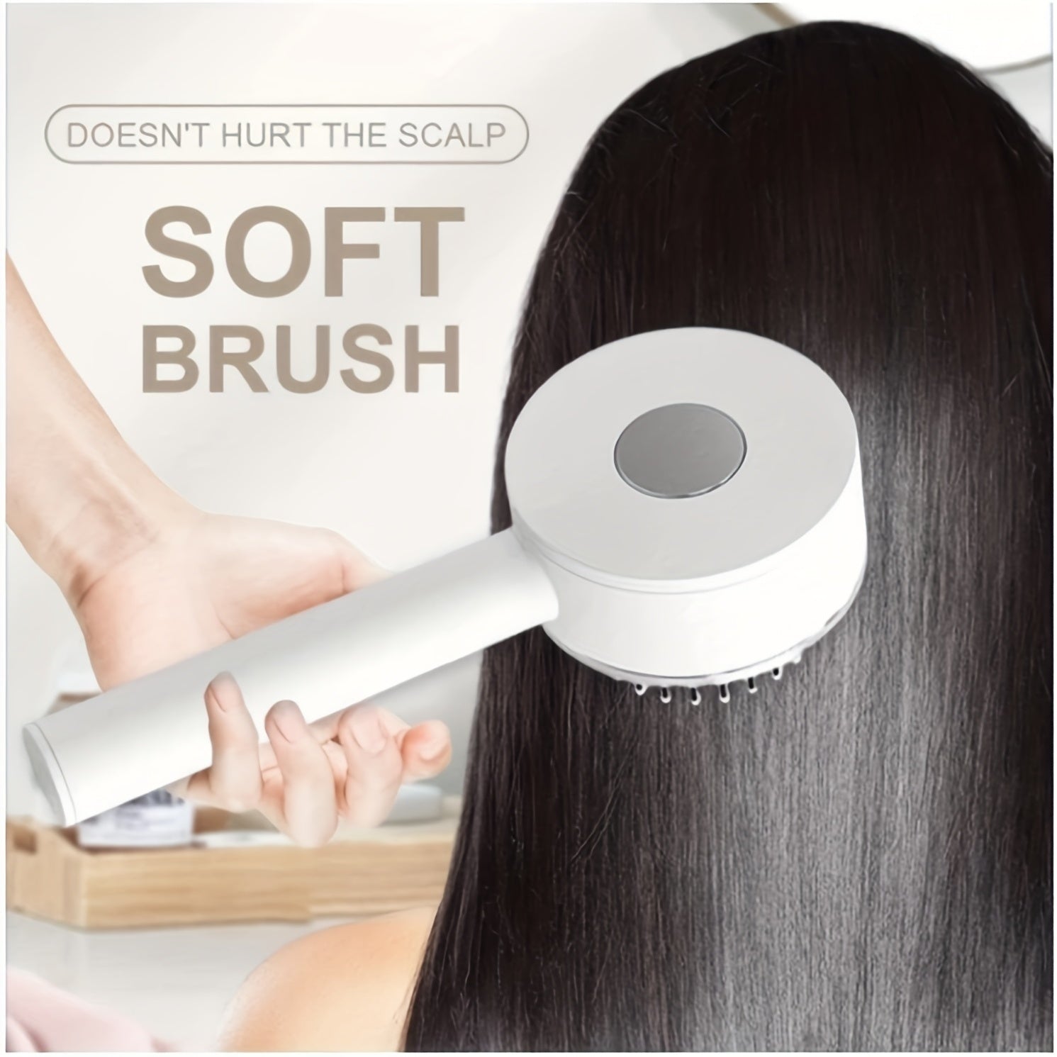 One-key Self-cleaning Hair Brush For Women Curly Hair Brush Anti-Static Airbag Massage Comb Airbag Massage Scalp Comb Professional Detangling One-key Self-cleaning One-key Self-cleaning Hair Brush For Women Curly Hair Brush Anti-Static Airbag Massage Comb Airbag Massage Scalp Comb Professional Detangling One-key Self-cleaning
